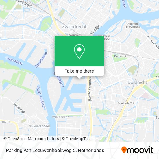 Parking van Leeuwenhoekweg 5 map