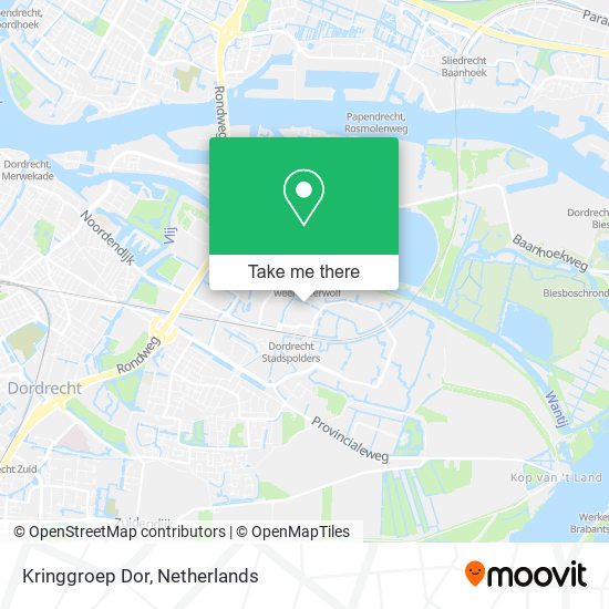 Kringgroep Dor map