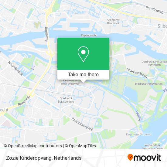 Zozie Kinderopvang map
