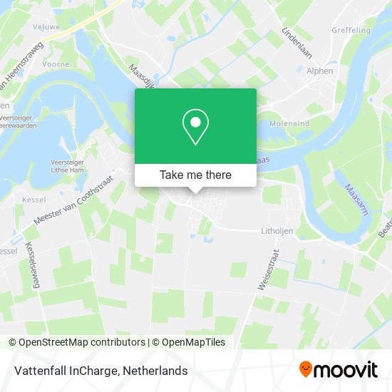 Vattenfall InCharge map