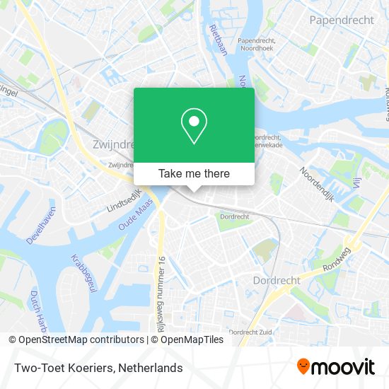 Two-Toet Koeriers map