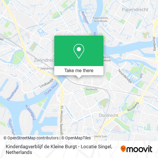 Kinderdagverblijf de Kleine Burgt - Locatie Singel map