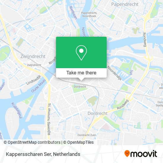 Kappersscharen Ser map