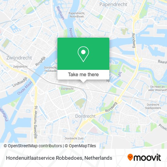 Hondenuitlaatservice Robbedoes map