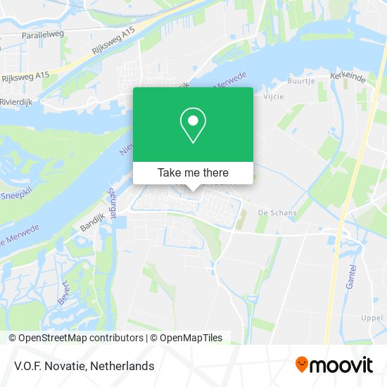 V.O.F. Novatie map