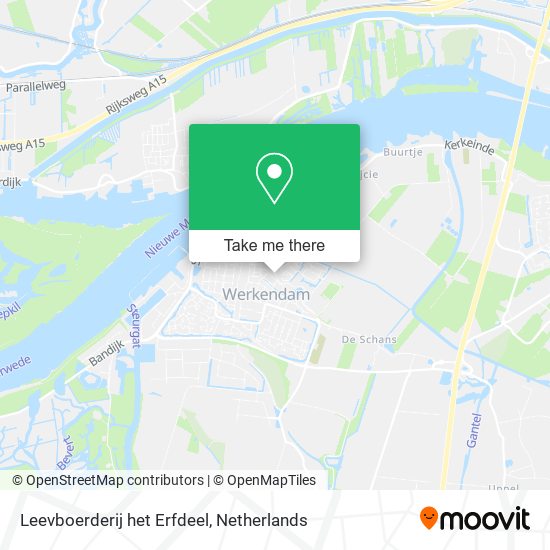 Leevboerderij het Erfdeel map