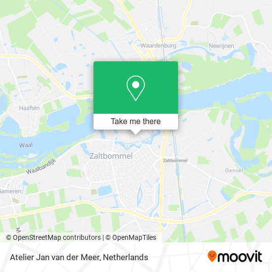 Atelier Jan van der Meer map