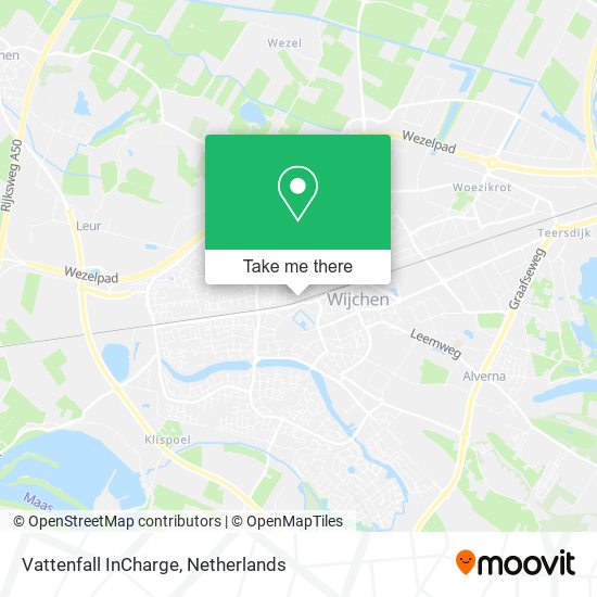 Vattenfall InCharge map