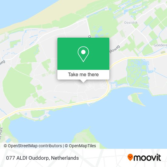 077 ALDI Ouddorp map
