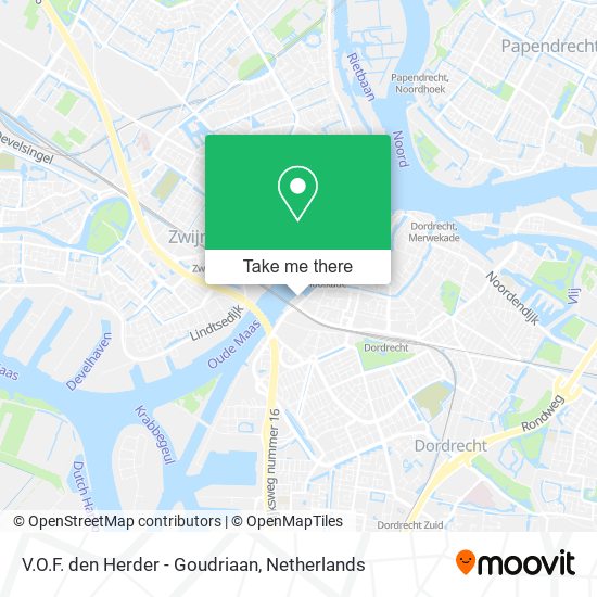 V.O.F. den Herder - Goudriaan map