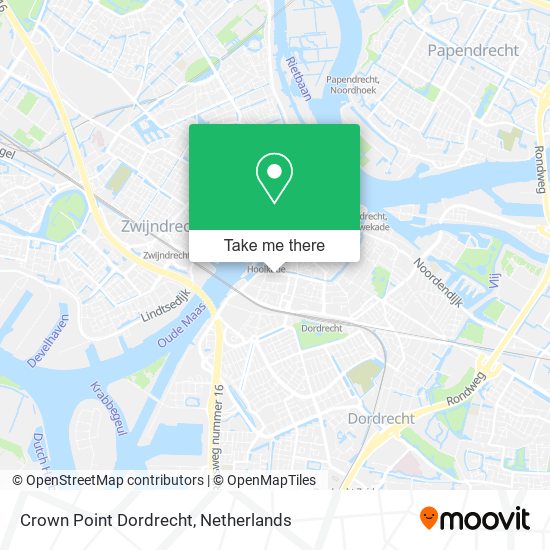 Crown Point Dordrecht map