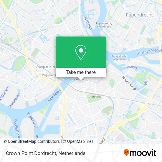 Crown Point Dordrecht map