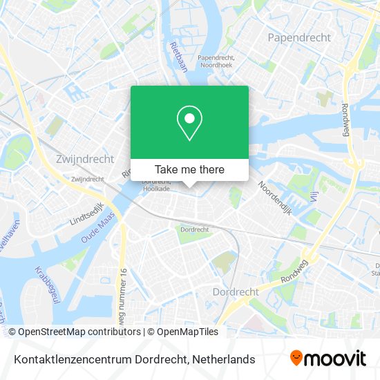 Kontaktlenzencentrum Dordrecht Karte