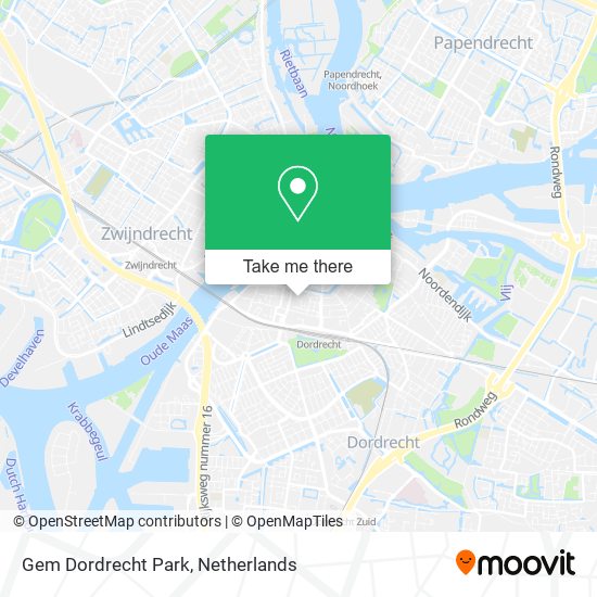 Gem Dordrecht Park map