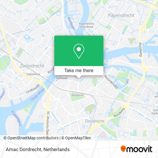 Amac Dordrecht map