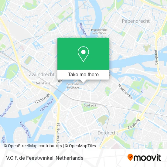 V.O.F. de Feestwinkel map
