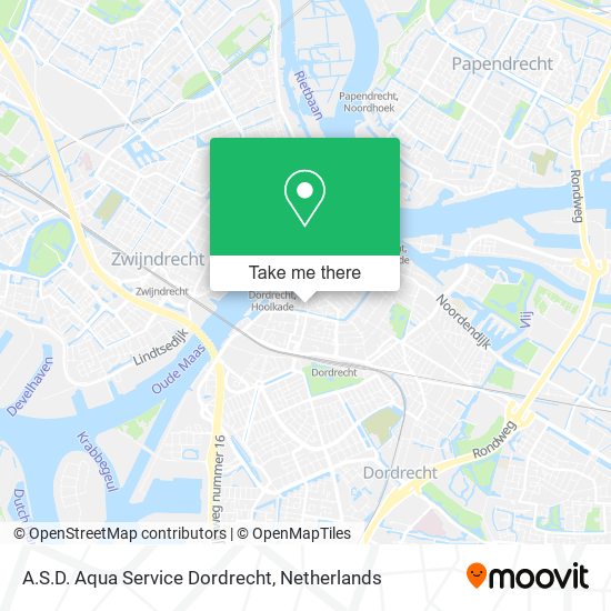 A.S.D. Aqua Service Dordrecht map