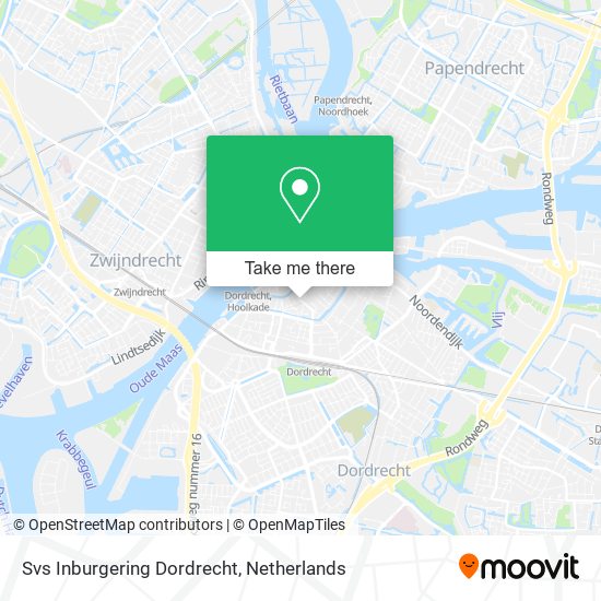Svs Inburgering Dordrecht map