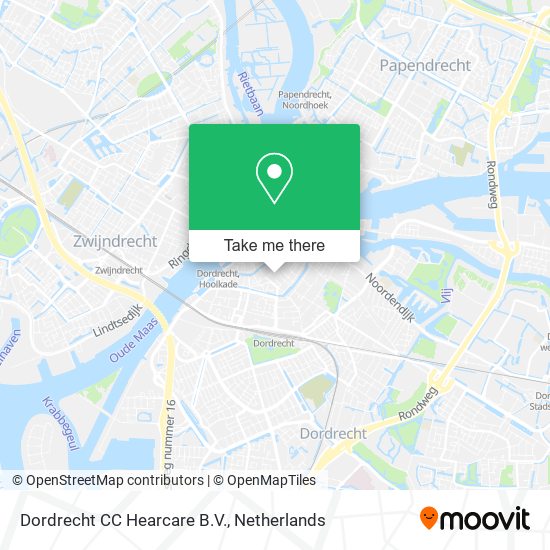 Dordrecht CC Hearcare B.V. map