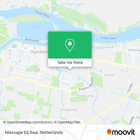 Massage bij Saar map