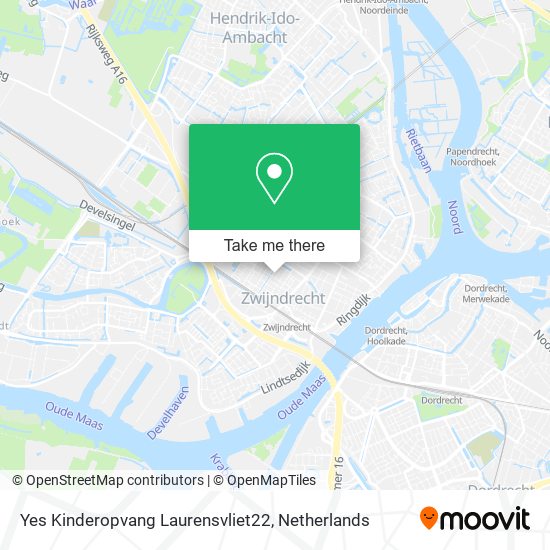 Yes Kinderopvang Laurensvliet22 map