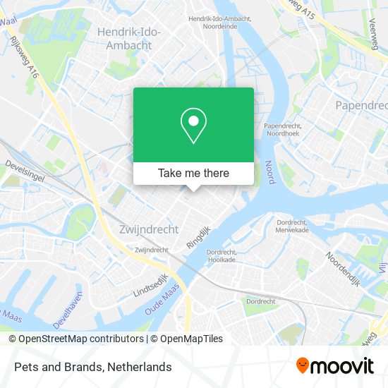 Pets and Brands map