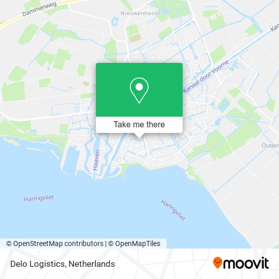 Delo Logistics map