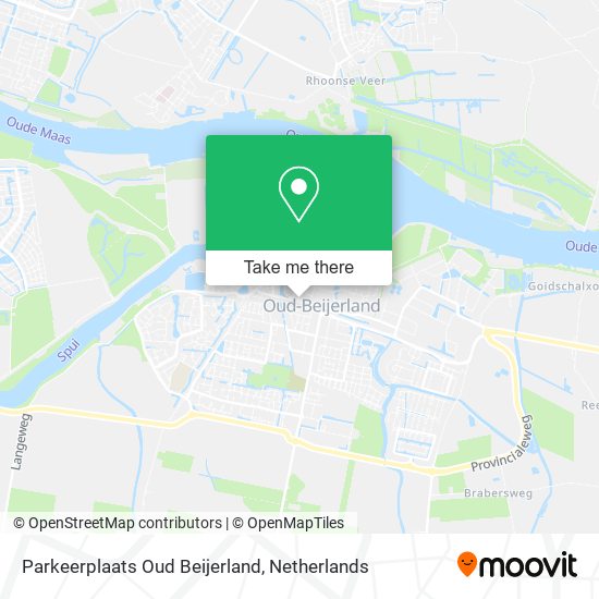 Parkeerplaats Oud Beijerland map