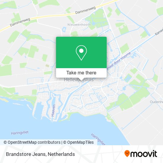 Brandstore Jeans map