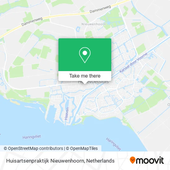 Huisartsenpraktijk Nieuwenhoorn Karte