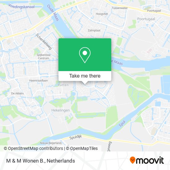 M & M Wonen B. map