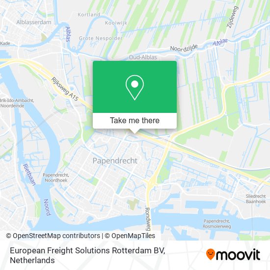 European Freight Solutions Rotterdam BV Karte