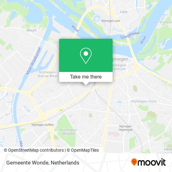 Gemeente Wonde map