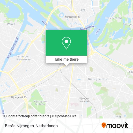 Beréa Nijmegen map