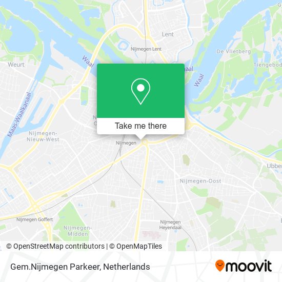 Gem.Nijmegen Parkeer Karte