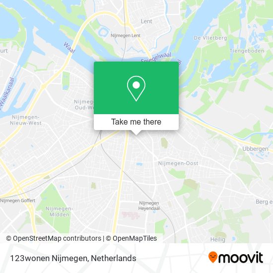 123wonen Nijmegen map