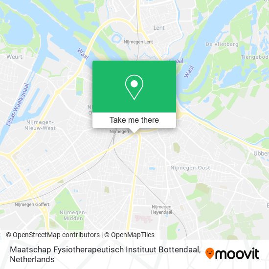 Maatschap Fysiotherapeutisch Instituut Bottendaal map