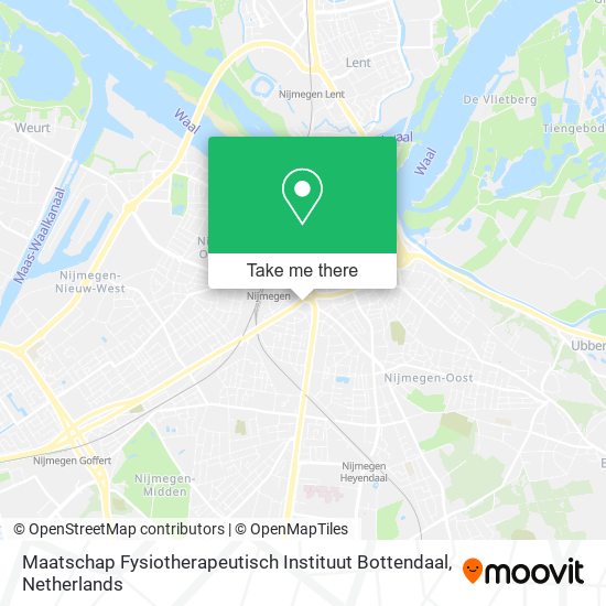 Maatschap Fysiotherapeutisch Instituut Bottendaal Karte