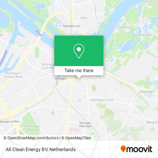 All Clean Energy BV map