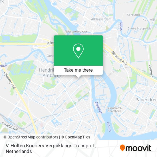 V. Holten Koeriers Verpakkings Transport map