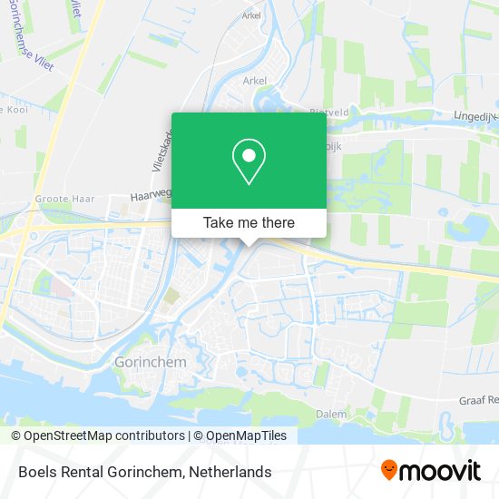 Boels Rental Gorinchem map