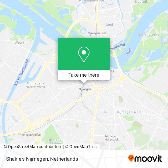 Shakie's Nijmegen map