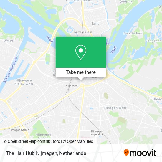 The Hair Hub Nijmegen map