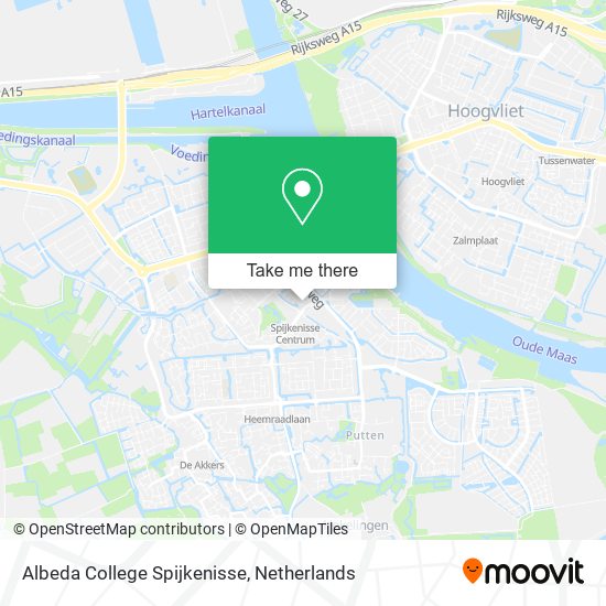 Albeda College Spijkenisse map