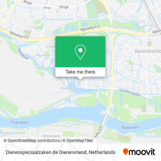 Dierenspeciaalzaken de Dierenvriend map