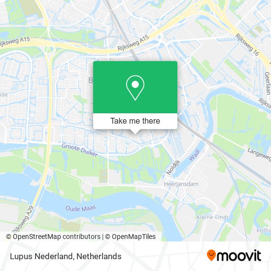 Lupus Nederland map