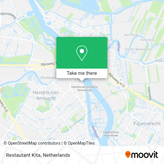 Restautant Kita map