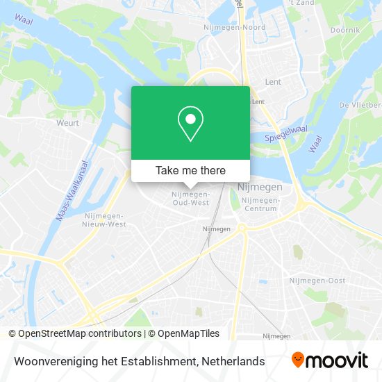 Woonvereniging het Establishment map