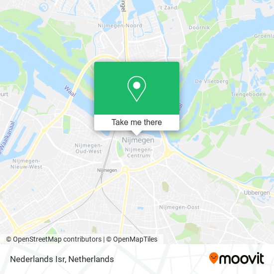 Nederlands Isr map