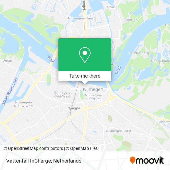 Vattenfall InCharge map